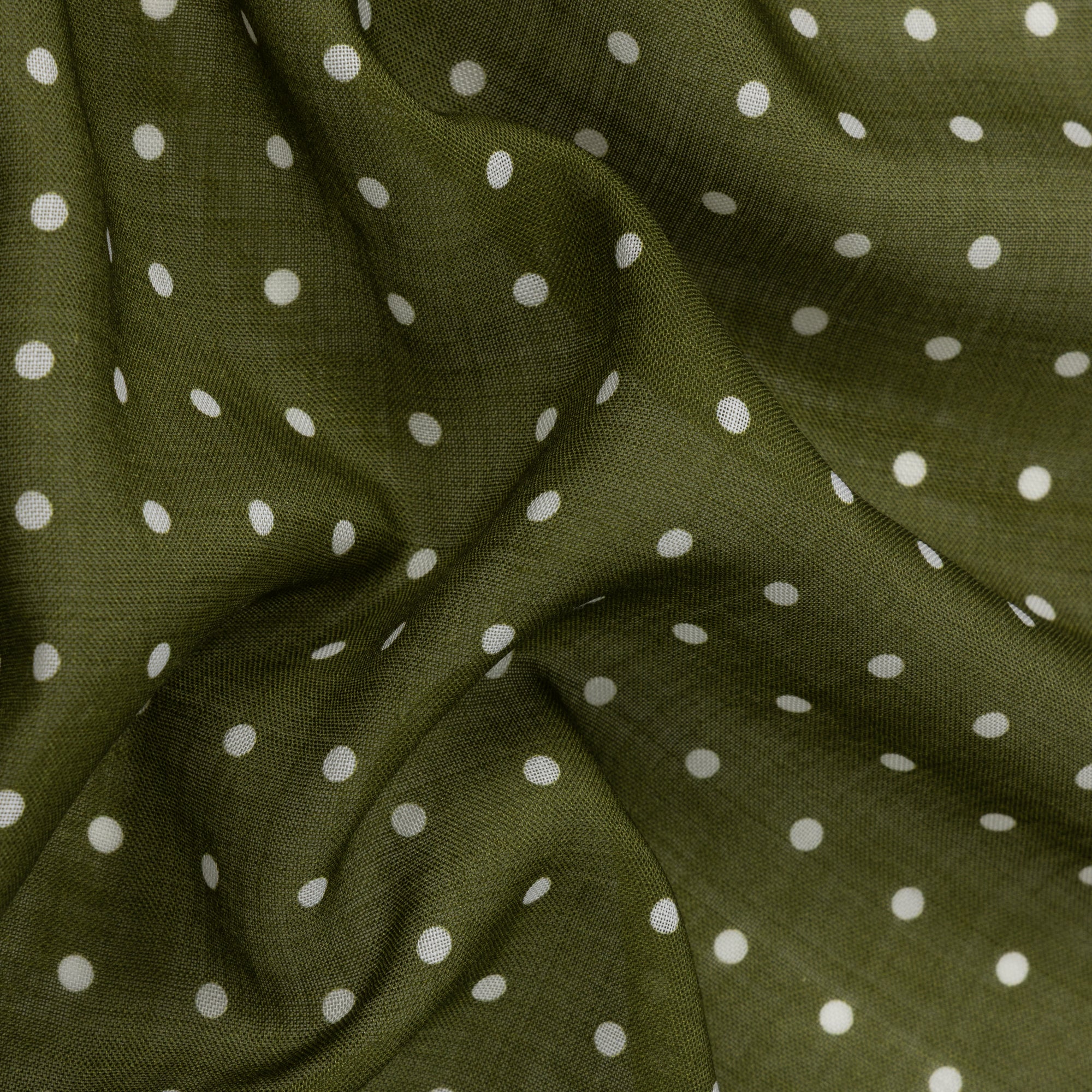 Olive Spot Pocket Square