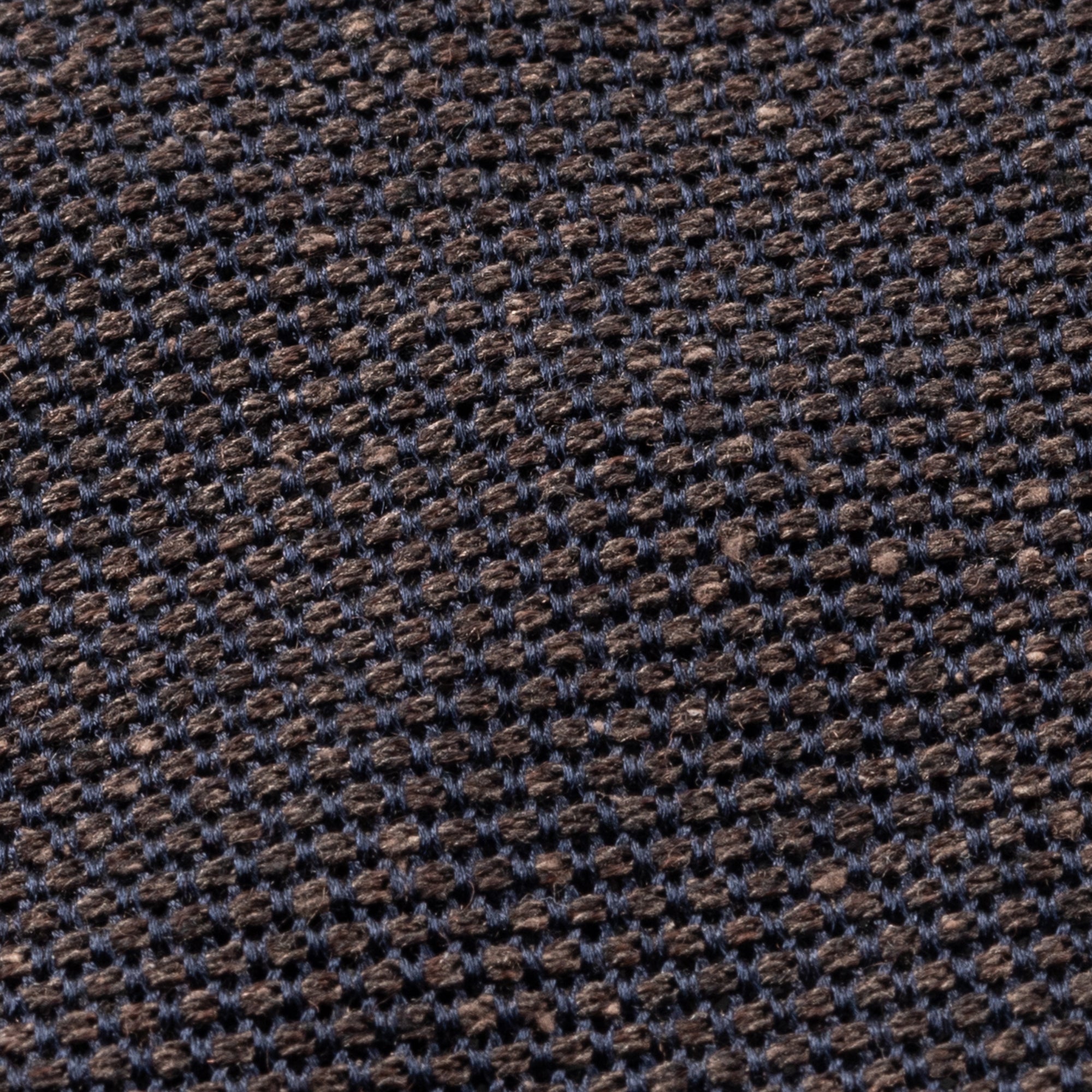 Brown Melange Wool-Silk Grenadine Tie