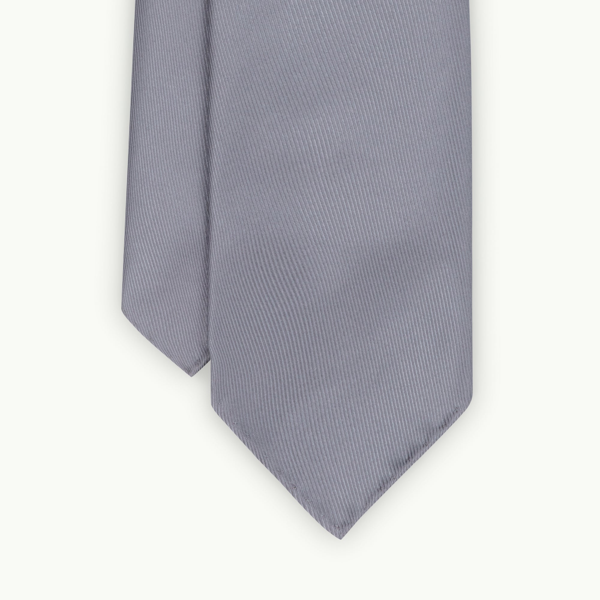 Silver 50oz Silk Tie