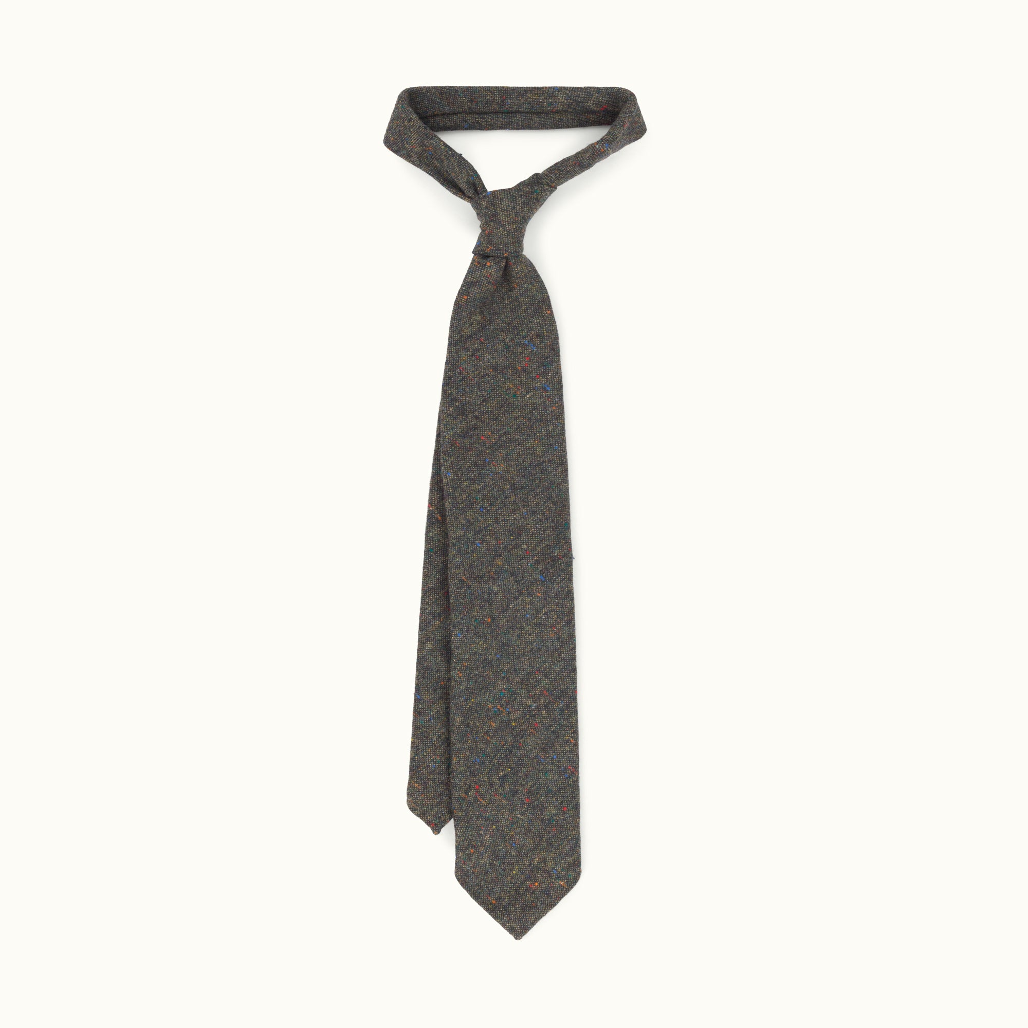 Green Donegal Wool Tie