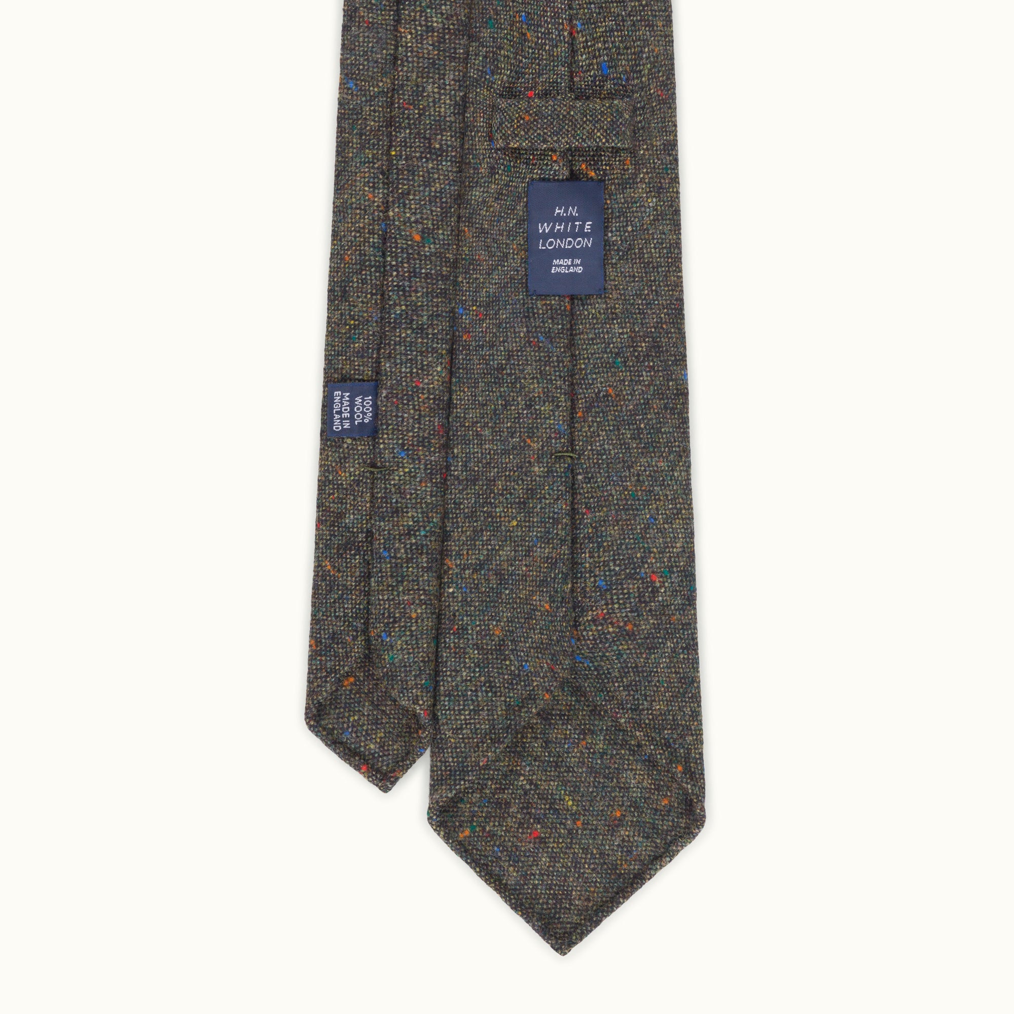 Green Donegal Wool Tie