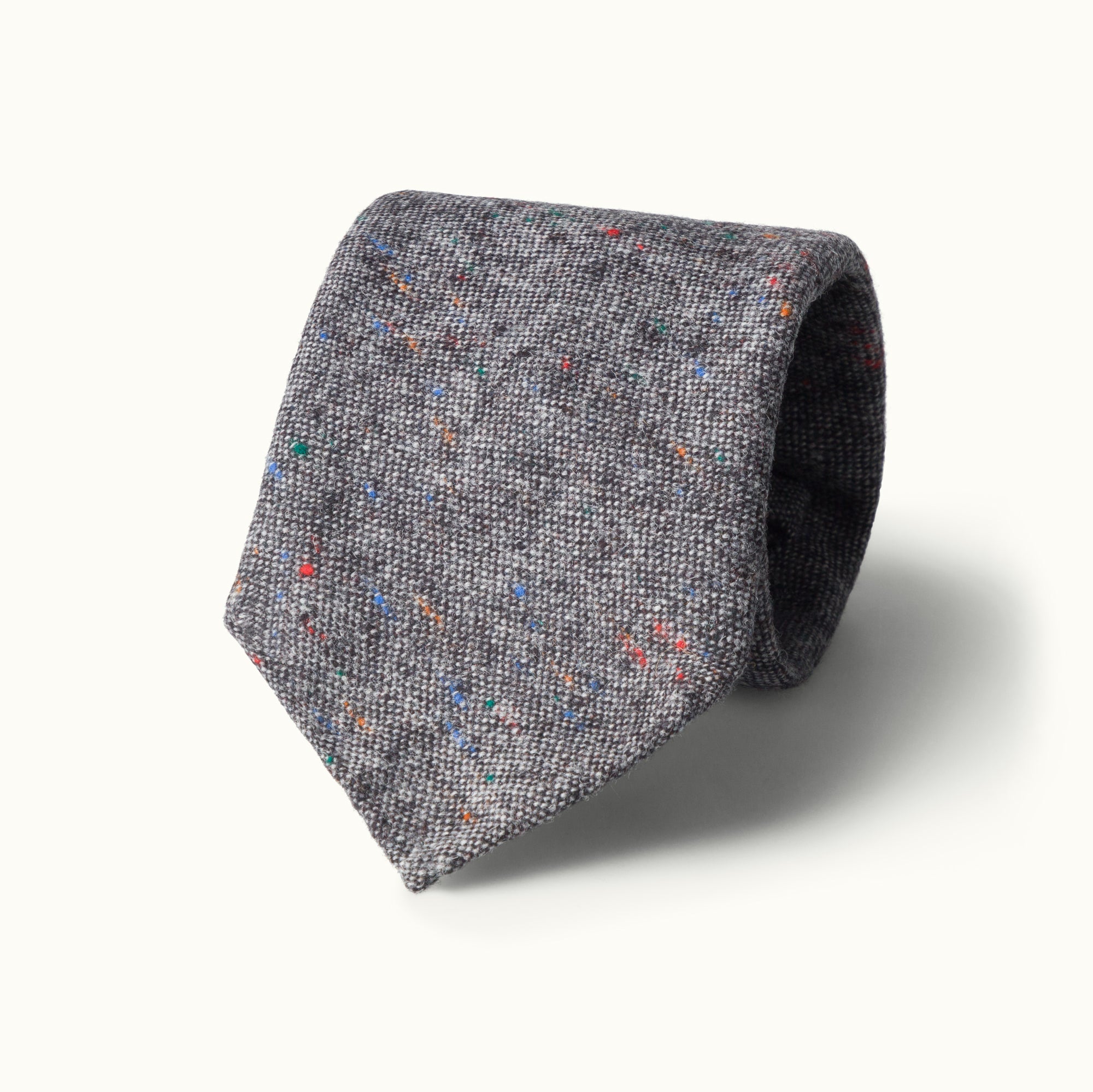Grey Donegal Wool Tie