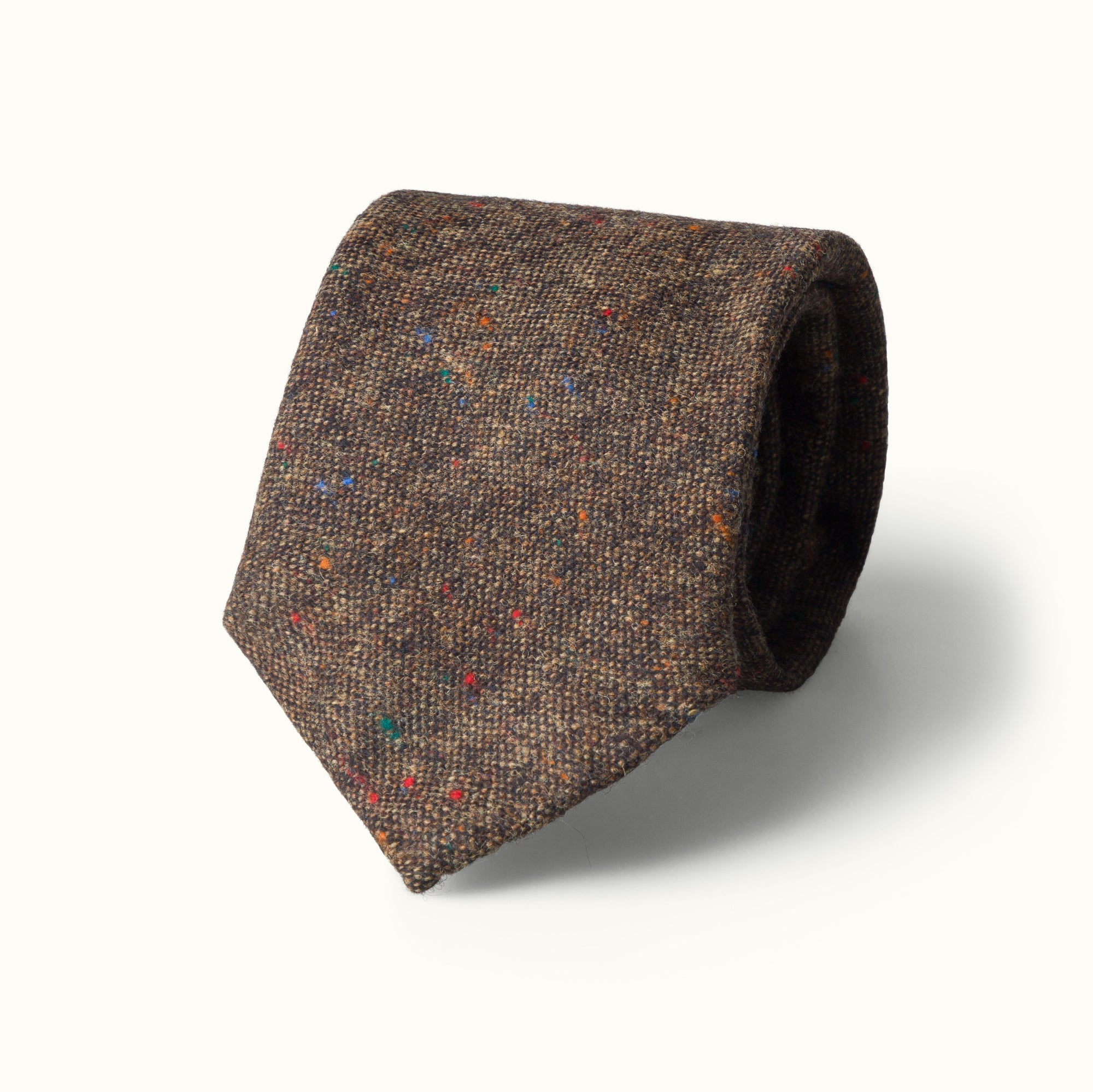 Brown Donegal Wool Tie