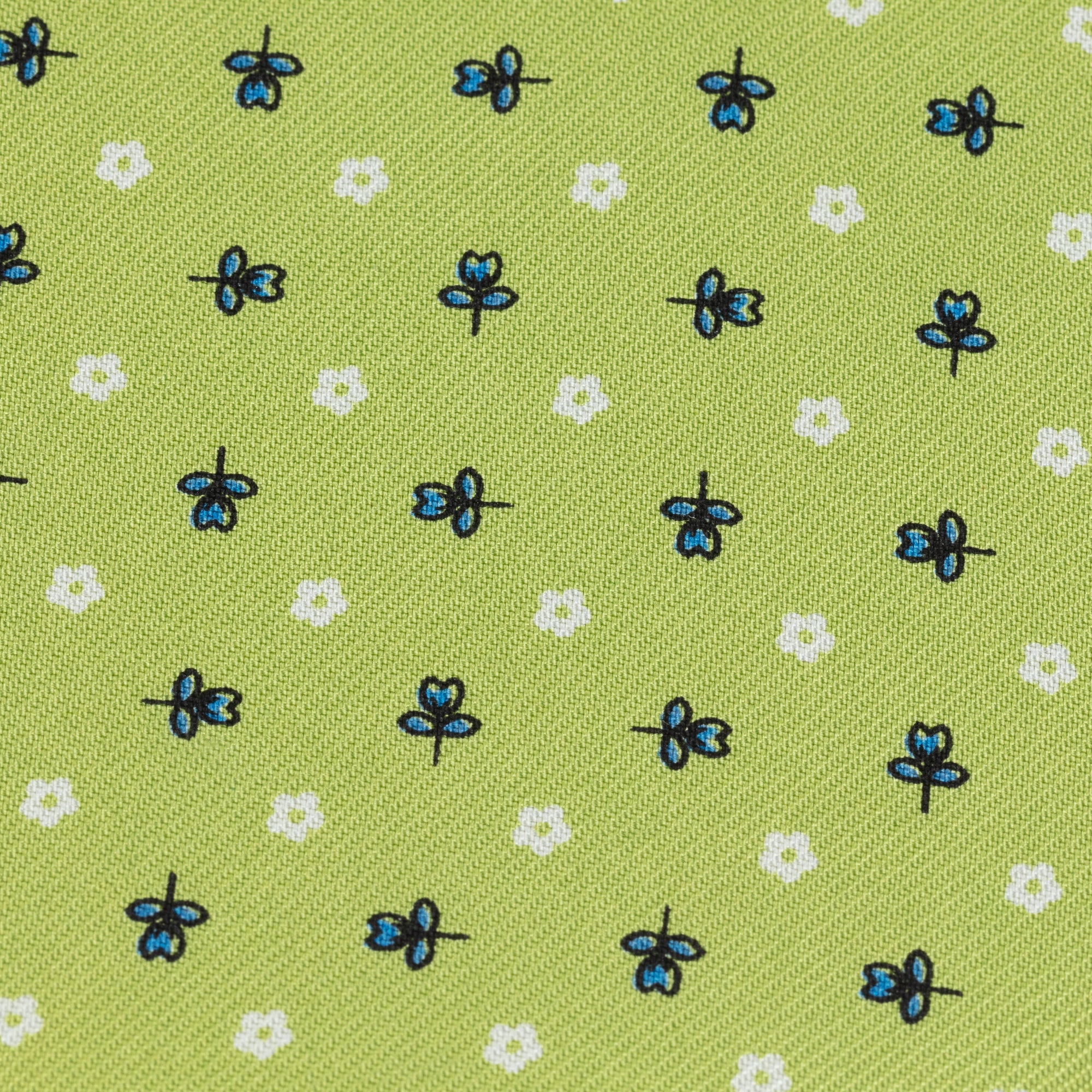 Lime Neat Silk Print Tie