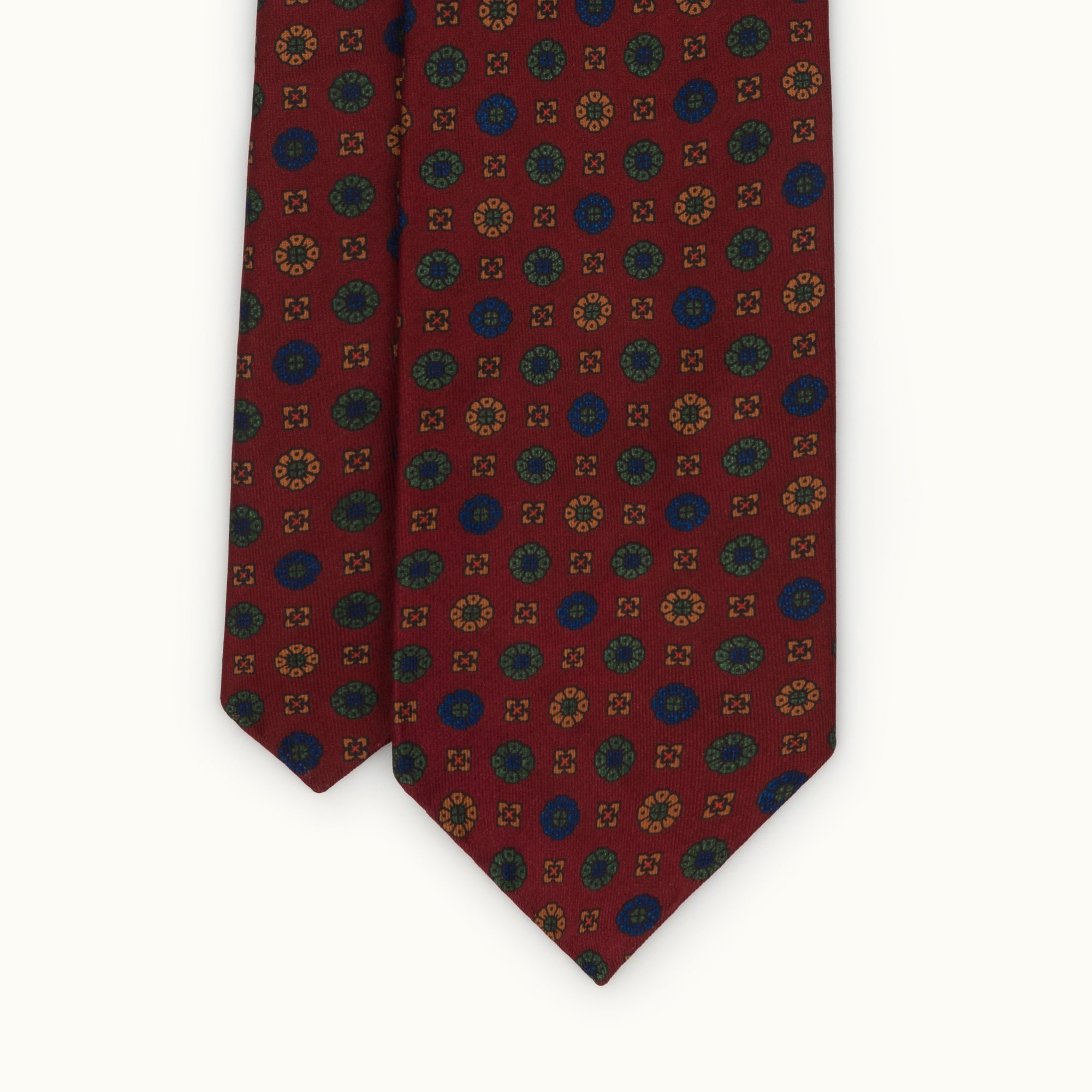 Burgundy Heritage Madder Silk Tie