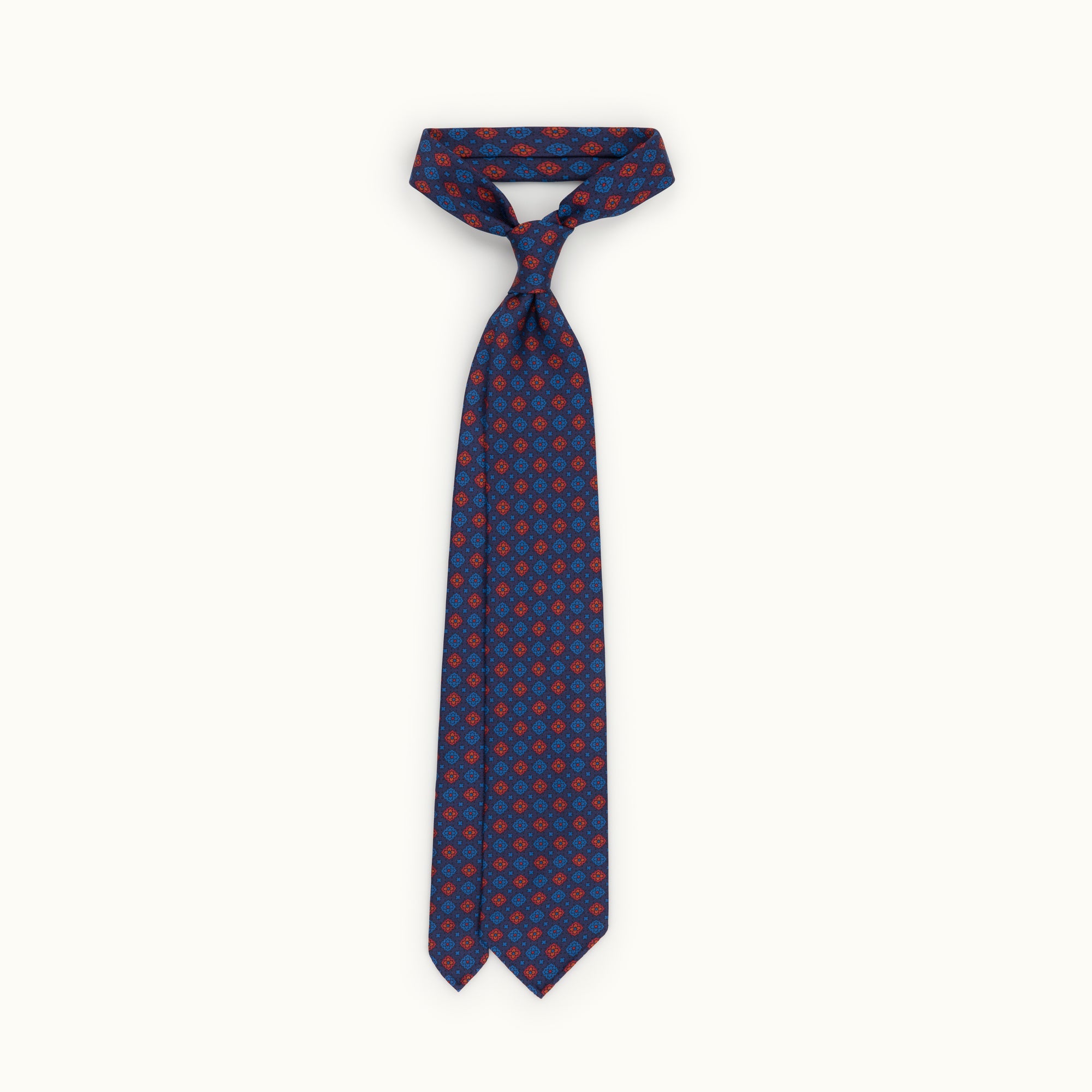 Dusty Blue Madder Silk Tie