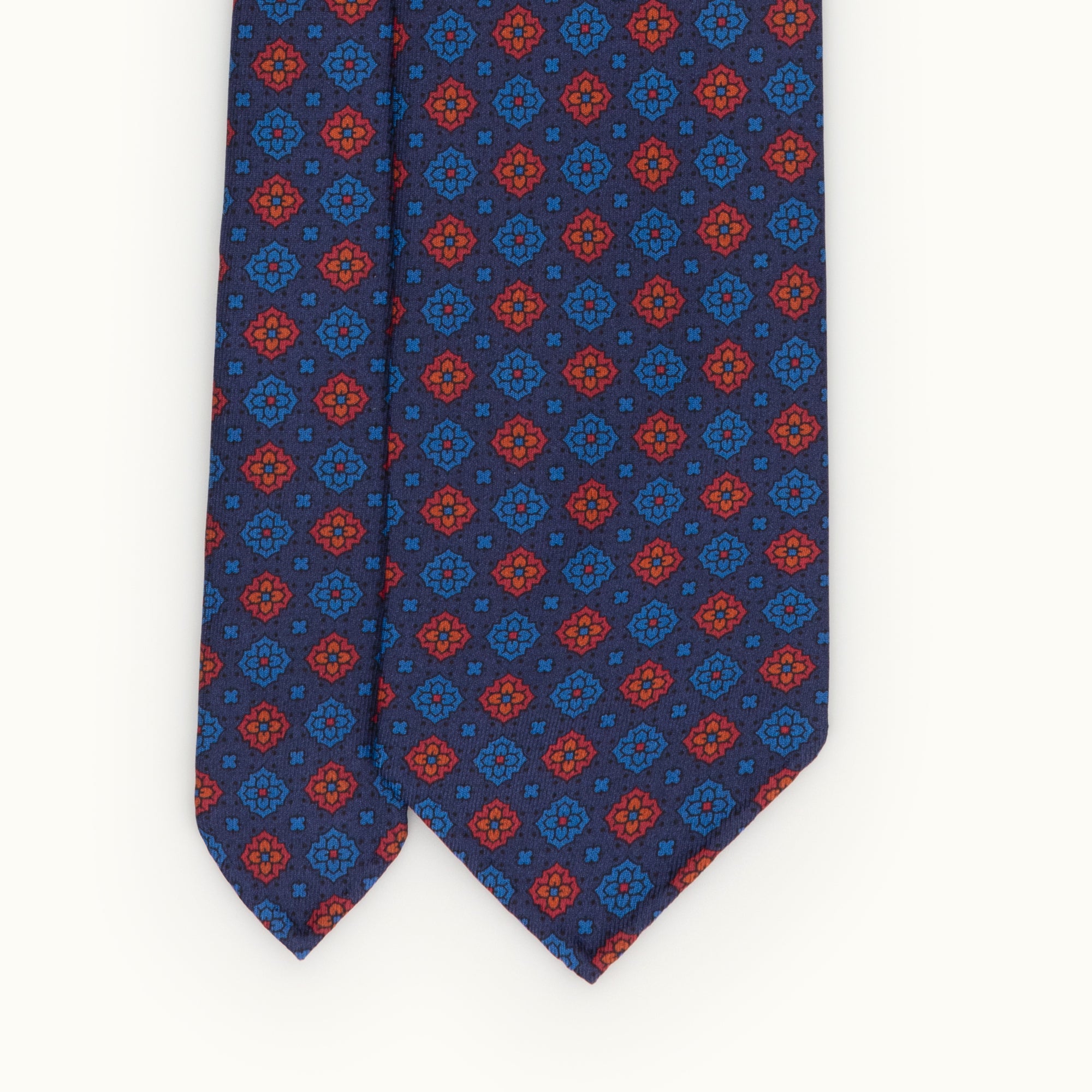 Dusty Blue Madder Silk Tie